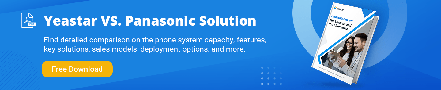 Brochure: Yeastar Vs. Panasonic Pbx Solution