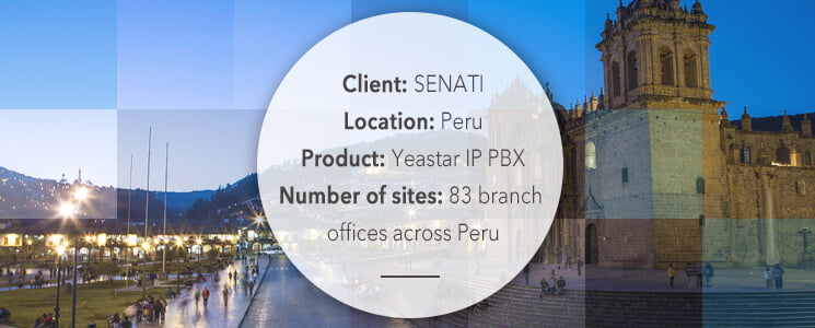 Yeastar Ip Pbx Branch Office Solution For Senati In Peru