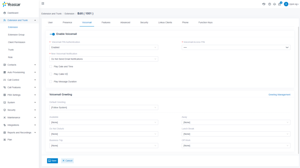 Cloud Pbx Singapore - Extensions 2